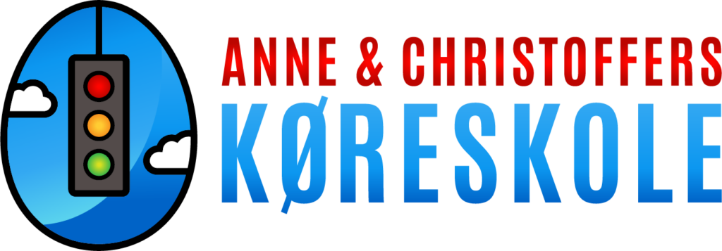 Anne & Christoffers Køreskole - logo med firmanavn